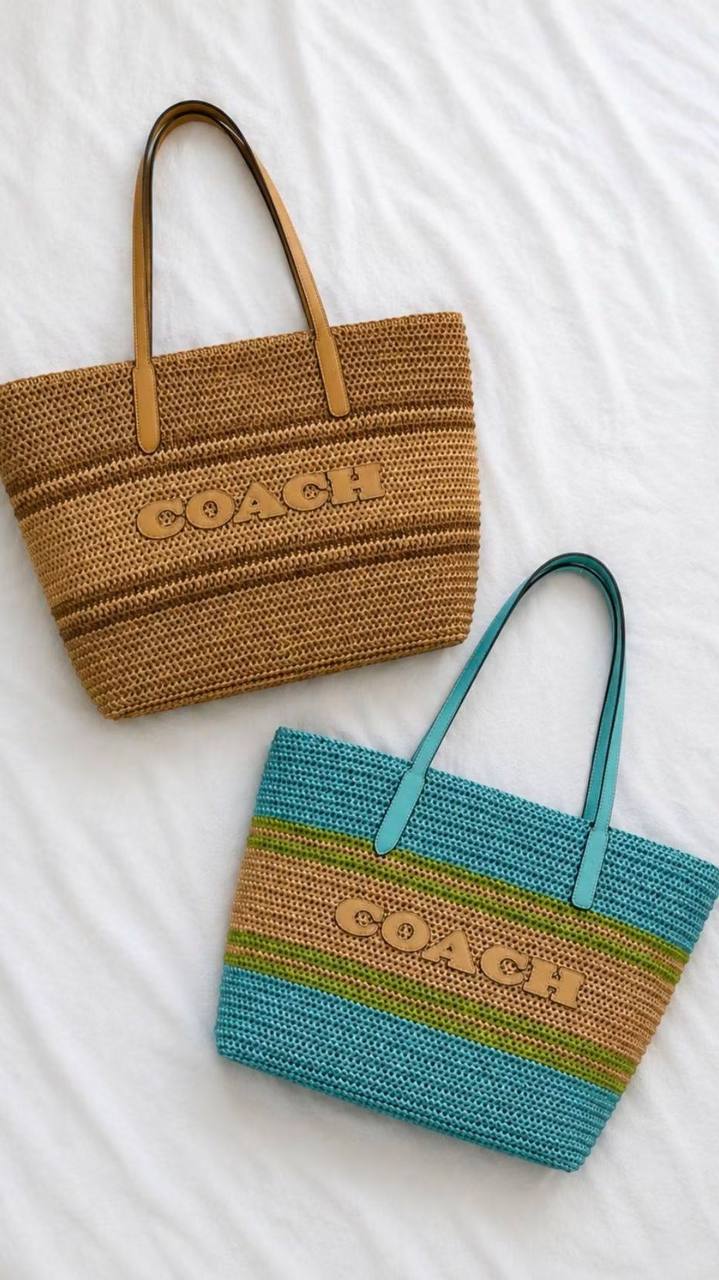Bolso tote Coach Straw – Enlace de Hacoo