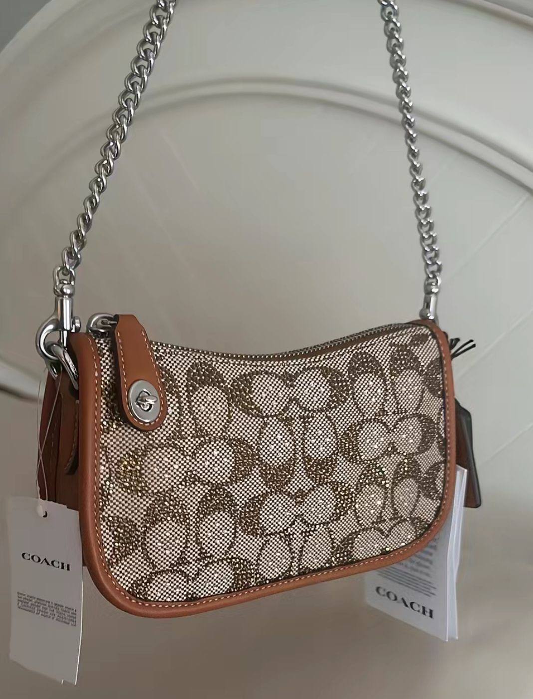 Sac bandoulière Coach Crystal – Lien Hacoo · photo 4