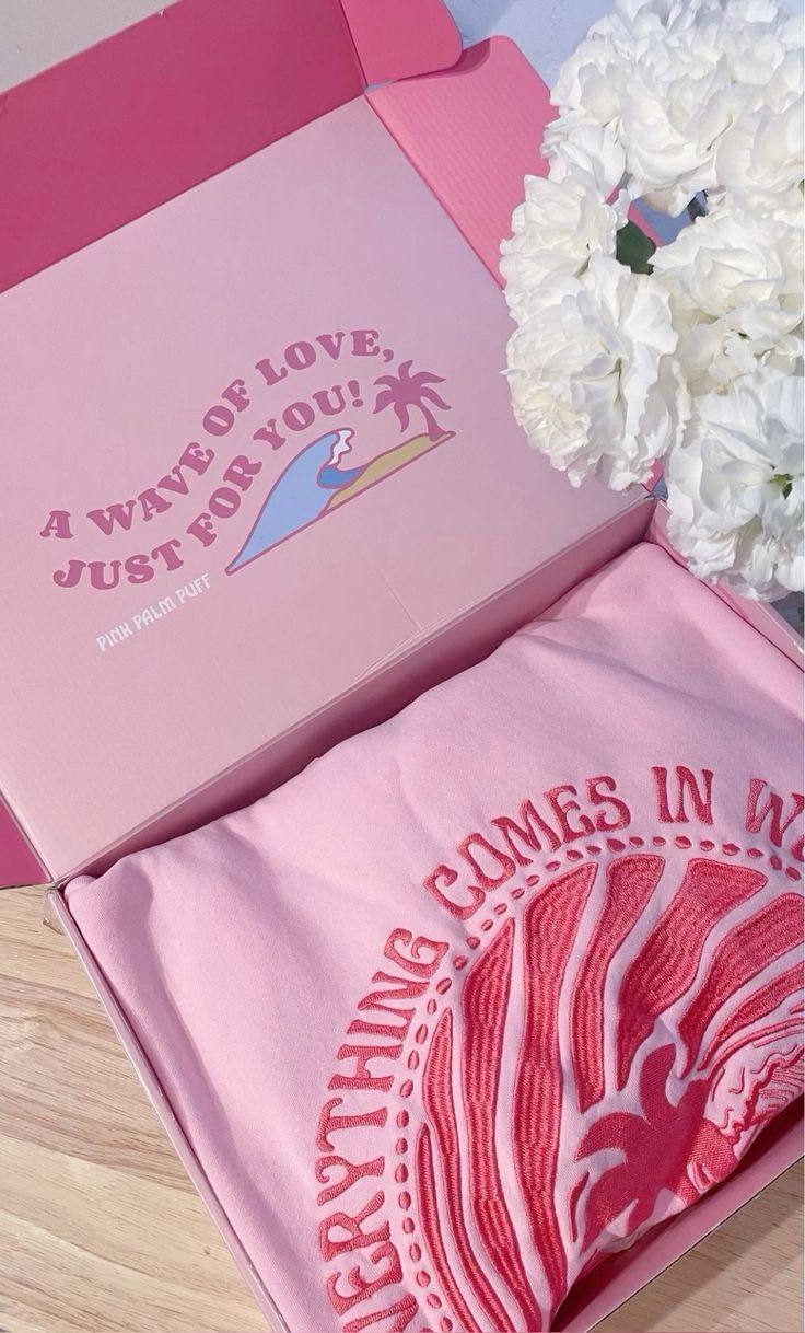 Pink Palm Puff hoodie – Hacoo link · photo 2